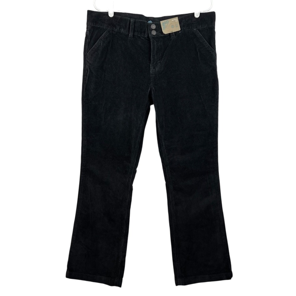 Thereabouts Girls Stretch Black Corduroy Flare Pants 18.5 Adjustable Waist NWT
